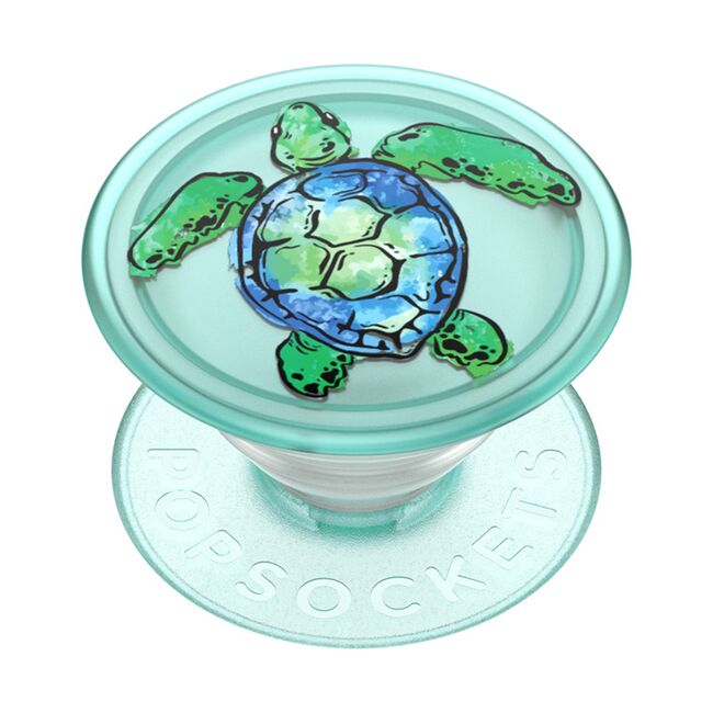 Popsockets original, suport cu functii multiple, PlantCore Translucent Tortuga