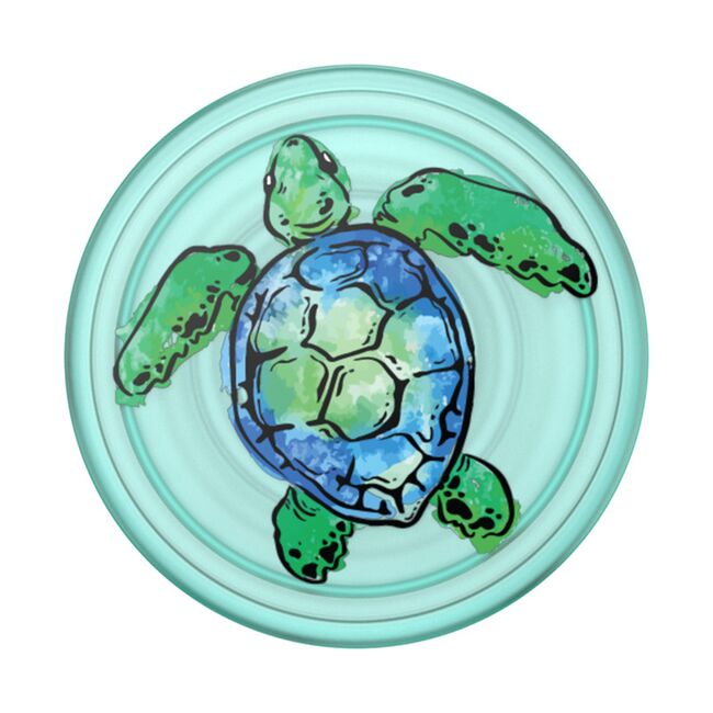 Popsockets original, suport cu functii multiple, PlantCore Translucent Tortuga
