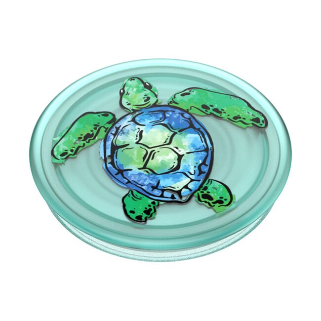 Popsockets original, suport cu functii multiple, PlantCore Translucent Tortuga