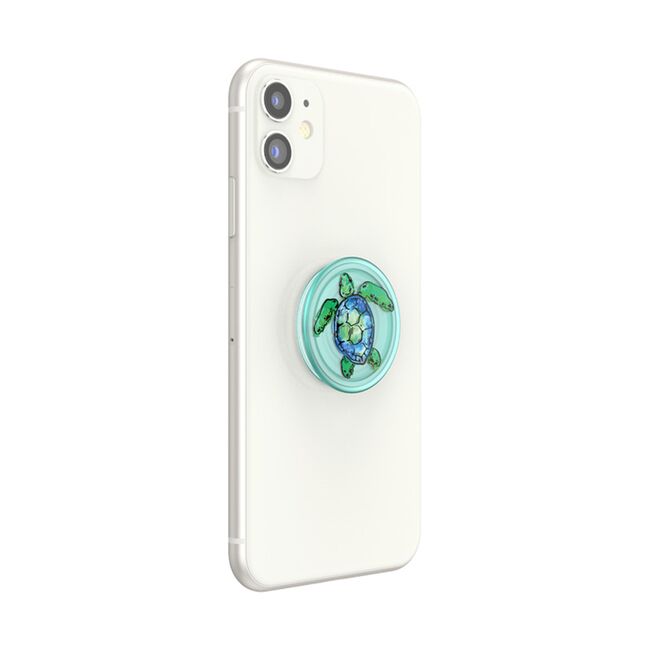 Popsockets original, suport cu functii multiple, PlantCore Translucent Tortuga