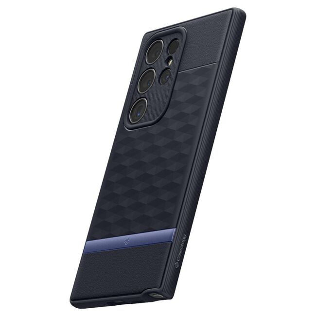 Husa Samsung Galaxy S24 Ultra Spigen Caseology Parallax, navy violet