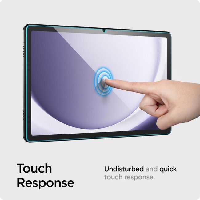 Folie sticla Samsung Galaxy Tab A9 Plus Spigen Glas.tR Slim, transparenta