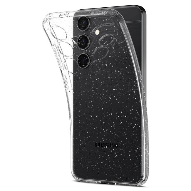 Husa Samsung Galaxy S24 Plus Spigen Liquid Crystal Glitter, Crystal Quartz