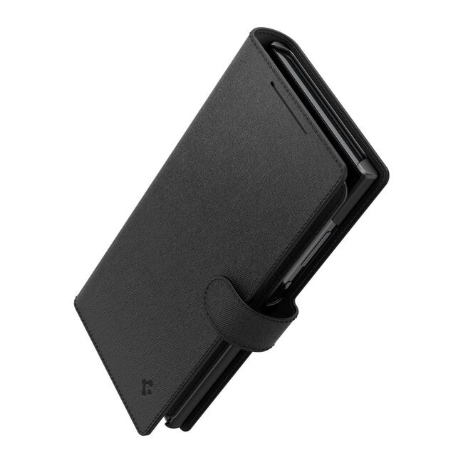 Husa Samsung Galaxy S24 Ultra Spigen Wallet S Plus tip carte, negru