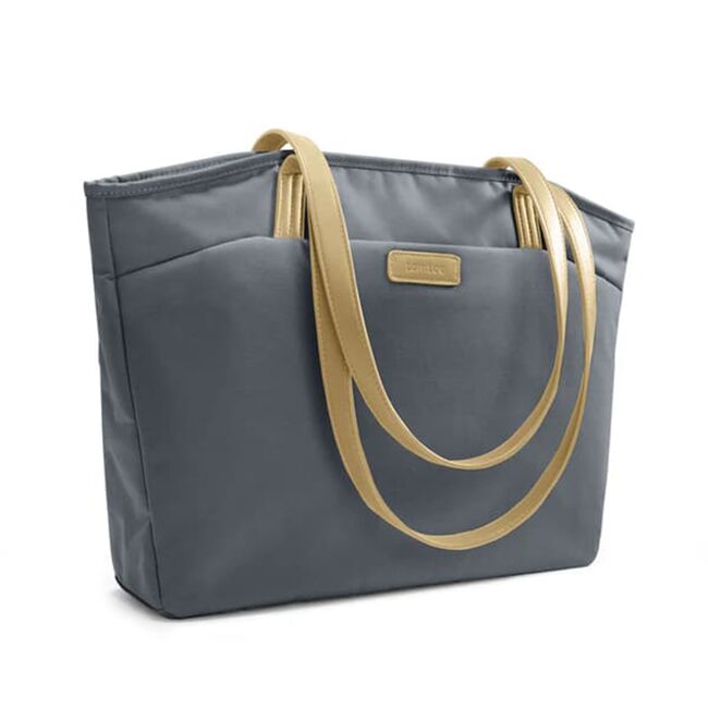 Geanta laptop tote bag (t23l1b1) - water-resistant, large capacity, 16″ - grayish blue
