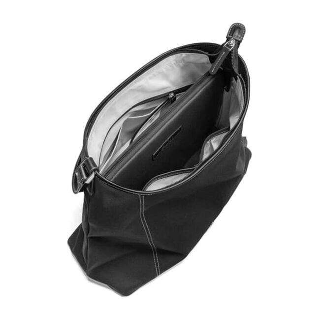 Geanta umar - laptop tote bag (t28m1dv) cu husa tip mapa inclusiva, 14"- black
