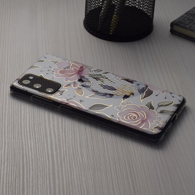 Husa Xiaomi Redmi 13C 4G Techsuit Marble, Chloe White