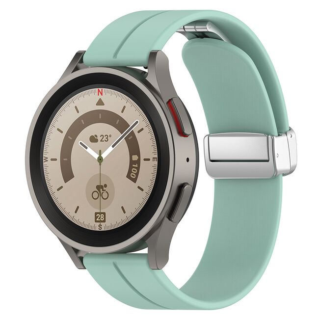 Curea Samsung Galaxy Watch 4/5/Active 2, Huawei Watch GT 3 (42mm)/GT 3 Pro (43mm) Techsuit, W011 - teal green