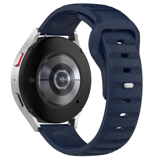 Curea Samsung Galaxy Watch 4/5/6/Active 2, Huawei Watch GT 3 (42mm)/GT 3 Pro (43mm) Techsuit, W050 - blue