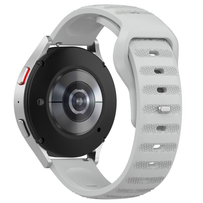 Curea Samsung Galaxy Watch 4/5/6/Active 2, Huawei Watch GT 3 (42mm)/GT 3 Pro (43mm) Techsuit, W050 - gray