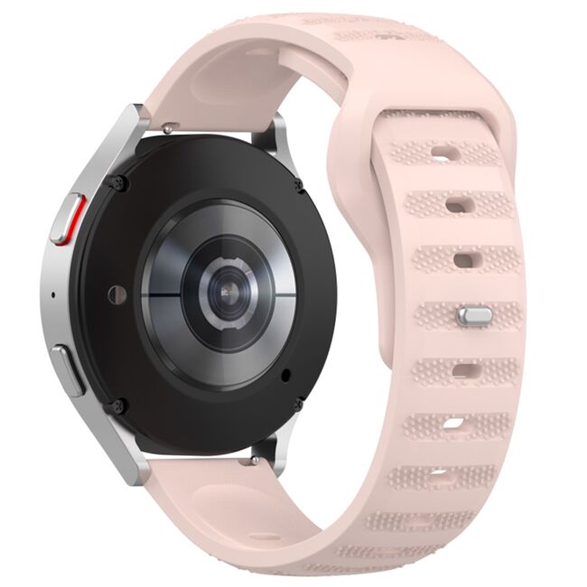 Curea Samsung Galaxy Watch 4/5/6/Active 2, Huawei Watch GT 3 (42mm)/GT 3 Pro (43mm) Techsuit, W050 - pink