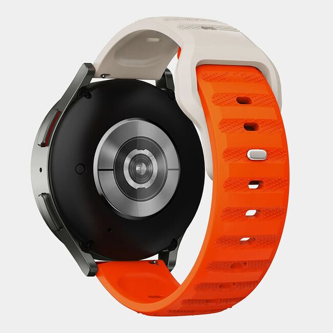 Curea Huawei Watch GT 2 (46mm)/GT 2 Pro/GT 3 Pro (46mm)/Ultimate, Xiaomi Watch S1 46mm Techsuit, W050, orange beige
