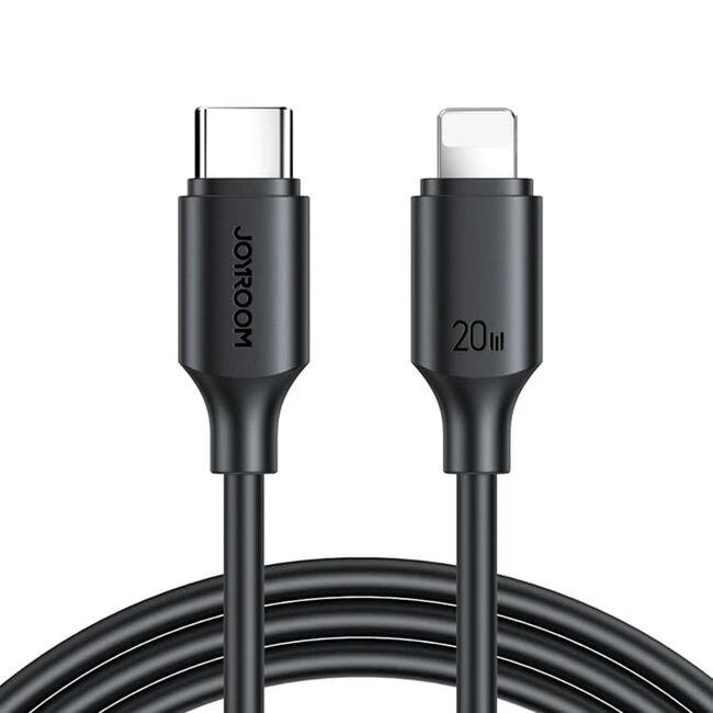 Cablu Type-C Lightning JoyRoom, 20W, 2m, negru, S-CL020A9