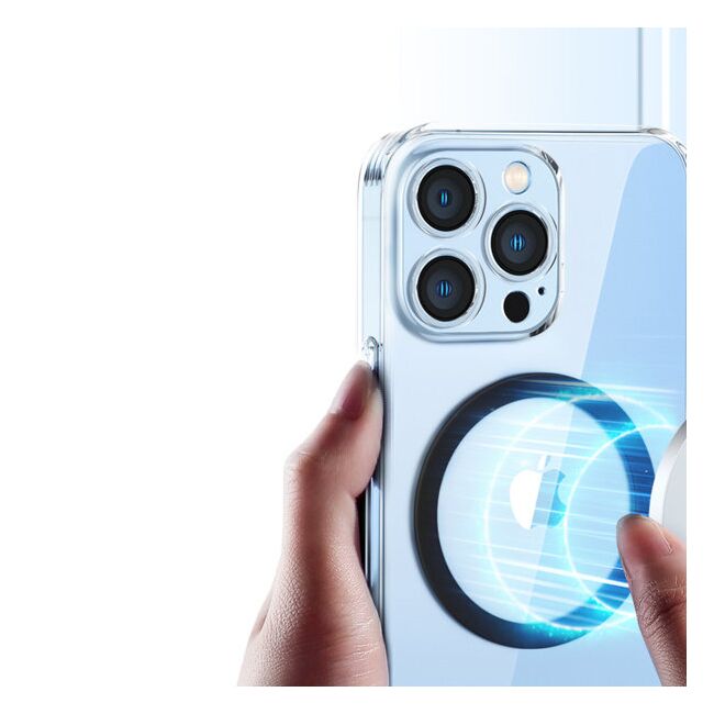 [Pachet 2x] Adaptor incarcare wireless JoyRoom, roz, JR-Mag-M3