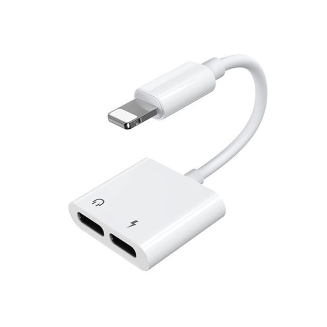 Adaptor audio 3x Lightning JoyRoom, 1.5A, alb, S-Y104