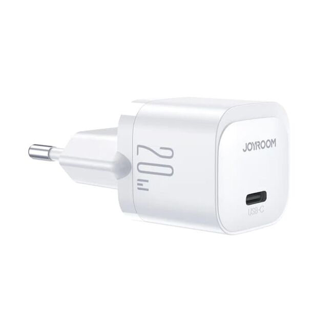 Incarcator Fast Charging Type-C PD20W JoyRoom, alb, JR-TCF02