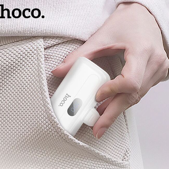 Power bank USB-C 5000mAh Hoco J116, negru