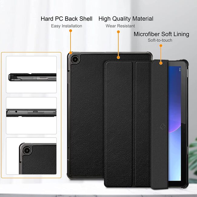 Husa LENOVO Tab M10 3rd Gen, 10.1 inch TB-328FU, TB-328XU Procase, negru