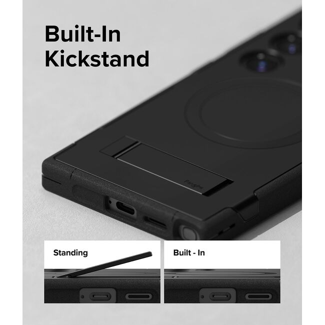 Husa pentru Samsung Galaxy S24 Ultra Ringke Alles cu MagSafe, negru