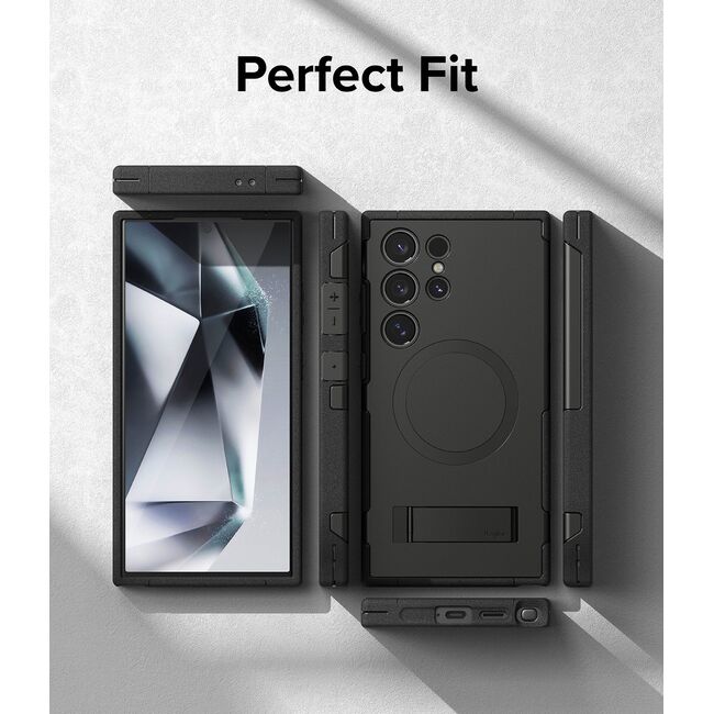 Husa pentru Samsung Galaxy S24 Ultra Ringke Alles cu MagSafe, negru