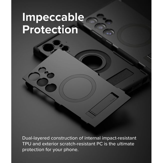 Husa pentru Samsung Galaxy S24 Ultra Ringke Alles cu MagSafe, negru