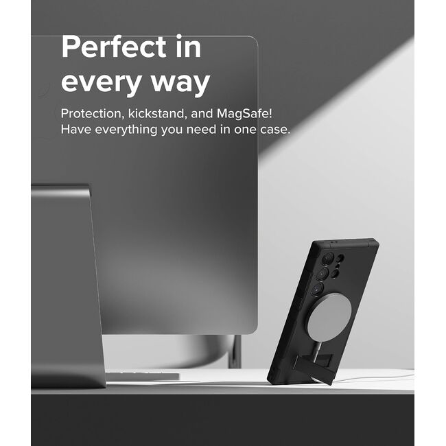 Husa pentru Samsung Galaxy S24 Ultra Ringke Alles cu MagSafe, negru