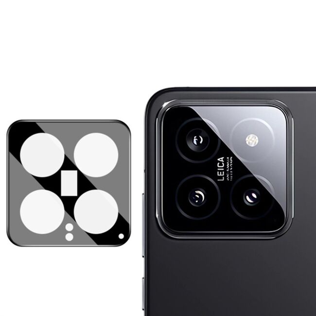 Folie camera Xiaomi 14 Techsuit Full Glass, negru