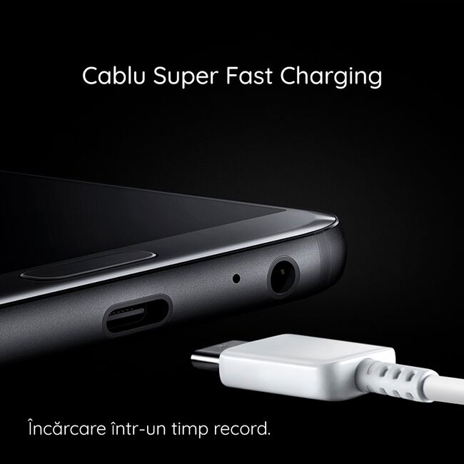Cablu USB-C Fast Charge Samsung to USB-C, alb, blister, EP-DX310JWEGEU