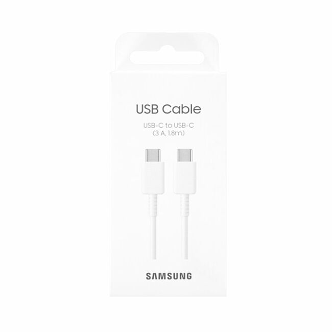 Cablu USB-C Fast Charge Samsung to USB-C, alb, blister, EP-DX310JWEGEU