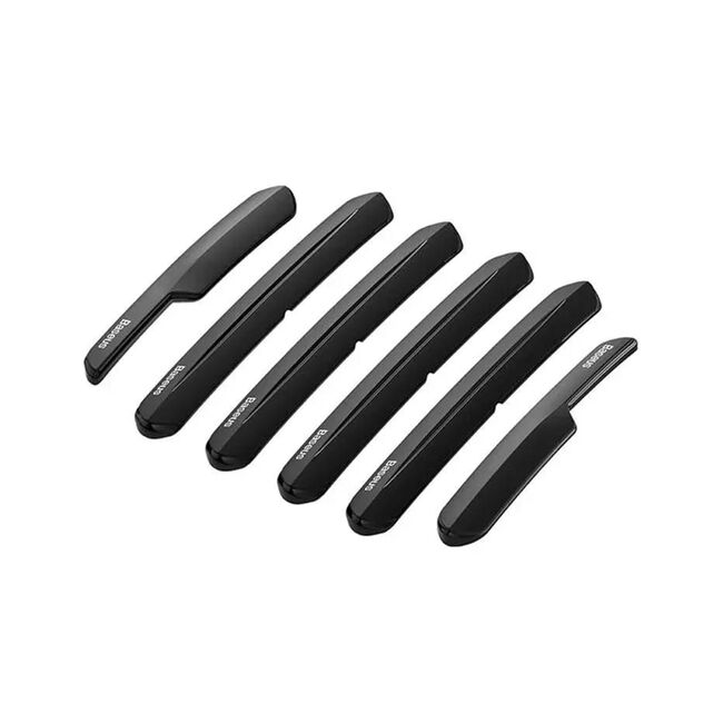 [Set 6x] Protectie usa auto Baseus pentru Tesla, transparent, C12051300111-00