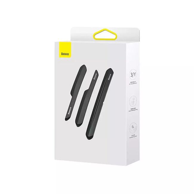 [Set 6x] Protectie usa auto Baseus pentru Tesla, transparent, C12051300111-00