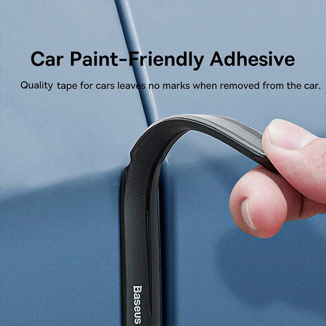[Set 6x] Protectie usa auto Baseus pentru Tesla, transparent, C12051300111-00