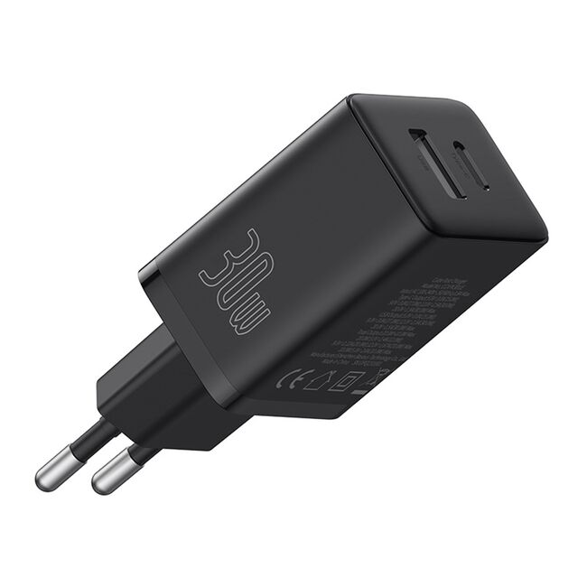 Incarcator priza Baseus - wall charger (p10111404113-00) - usb, type-c, fast charge 30w - cluster black