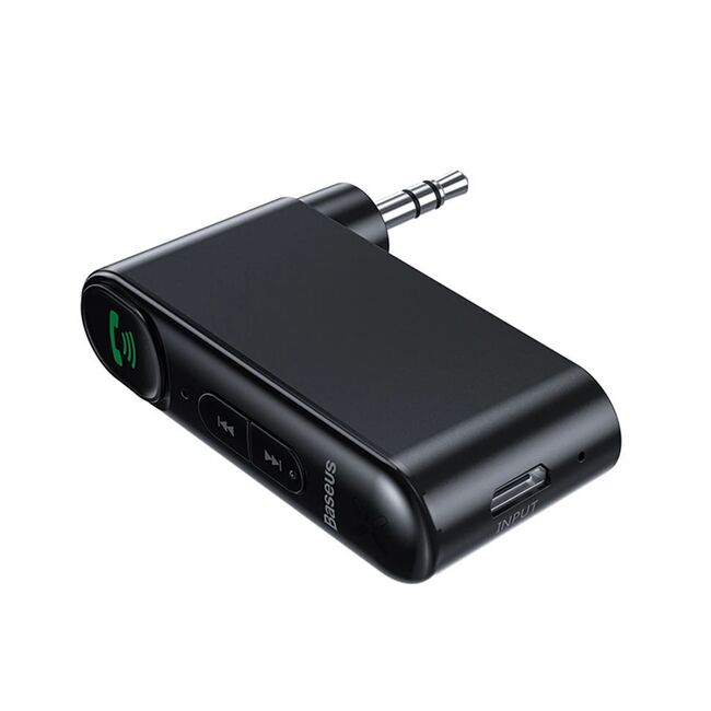 Transmitator Bluetooth, Bluetooth 5.0, Aux, 50Hz-20kHz, 145mAh Baseus, negru, BSBA-02