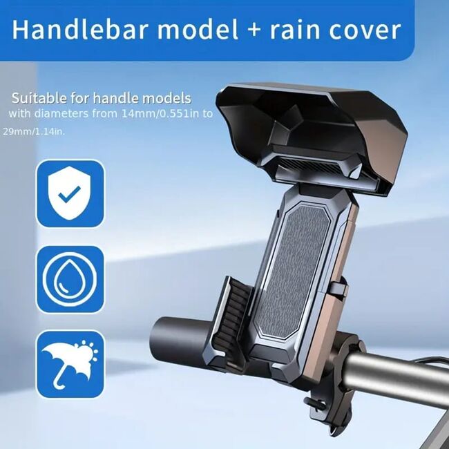 Suport telefon pentru bicicleta cu prindere ghidon Yesido C331