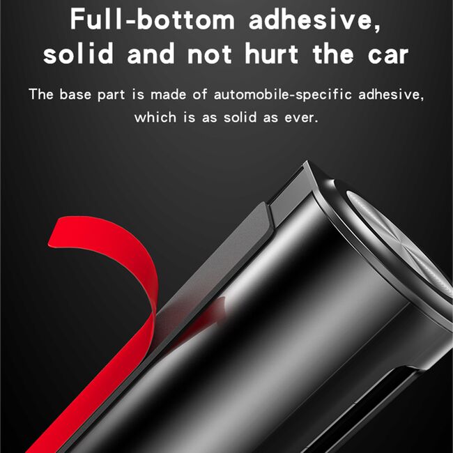Suport numar telefon auto pentru bord Yesido C202, negru