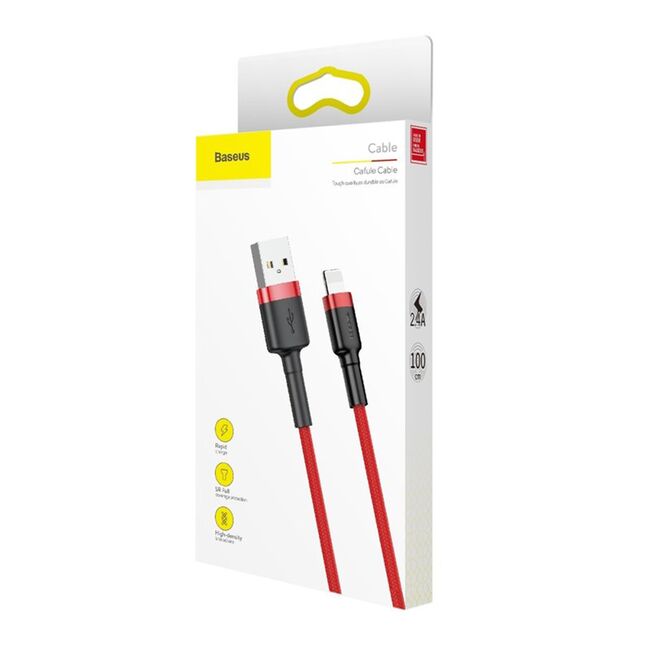 Cablu date Lightning Baseus, 2.4A, 480Mbps, 1m, CALKLF-B09