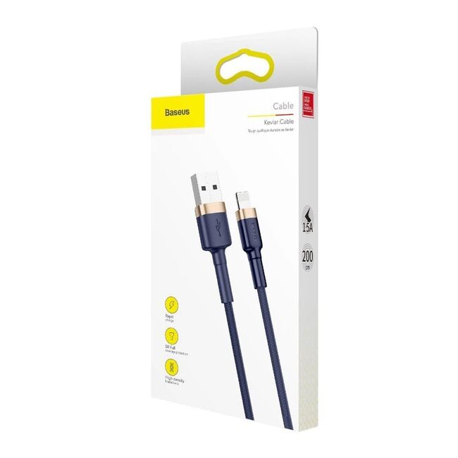 Cablu de date iPhone Baseus, QC3.0, 1.5A, 2m, CALKLF-CV3