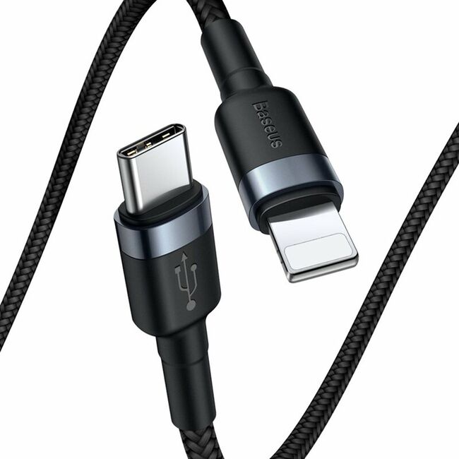 Cablu date Type-C, Lightning Baseus, 18W, 1m, CATLKLF-G1