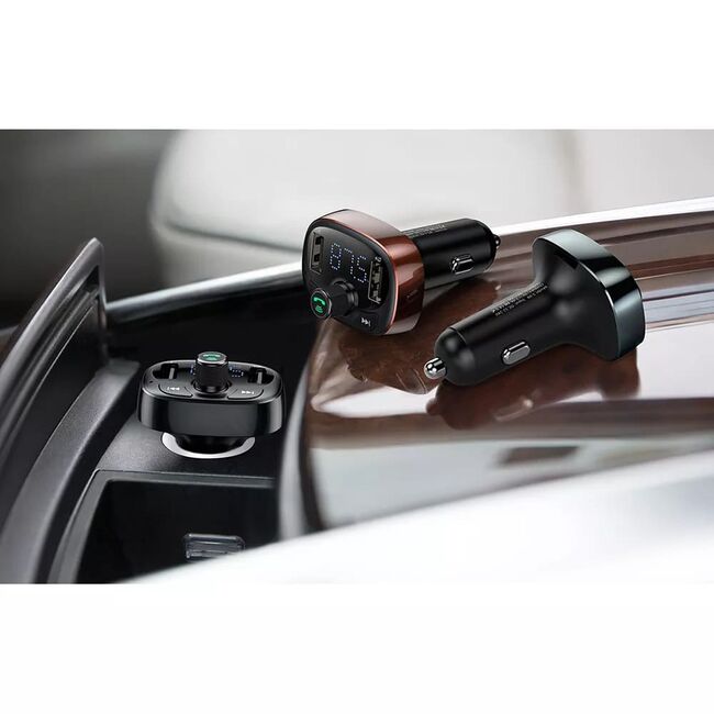 Modulator FM Bluetooth, incarcator auto Baseus, CCMT000301