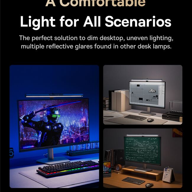 Lampa LED monitor Baseus, prindere magnetica, L10068500111-00
