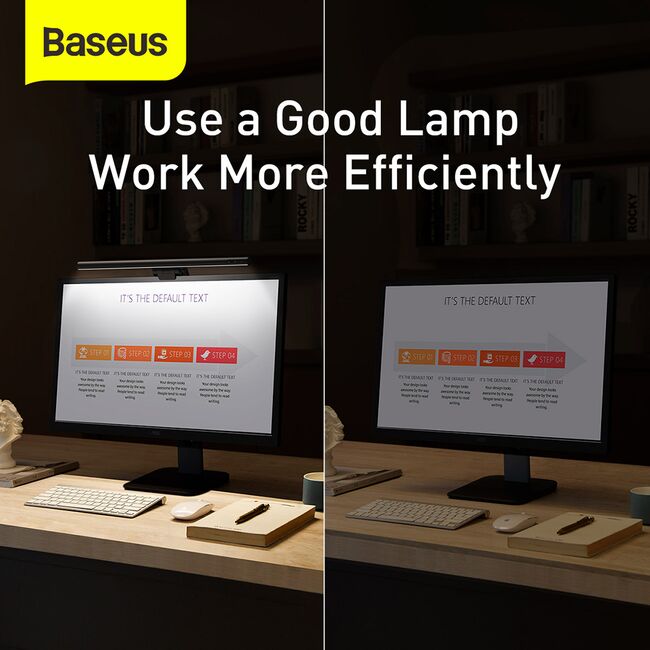 Lampa LED pentru monitor Baseus, negru, DGIWK-B01
