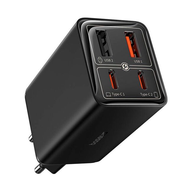 Incarcator priza GaN 2x USB, 2x Type-C, 65W Type-C Baseus, 65W, P10162701113-00