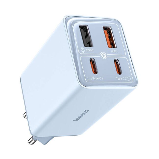 Incarcator priza GaN 2x USB, 2x Type-C, 65W Baseus, 65W, P10162701313-00