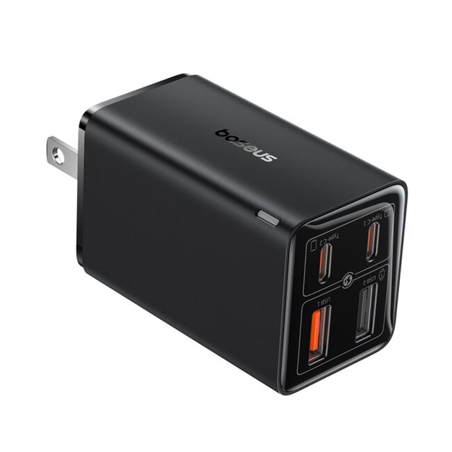 Incarcator priza US GaN6 USB, Type-C + cablu Type-C Baseus, 65W, P10162702113-00