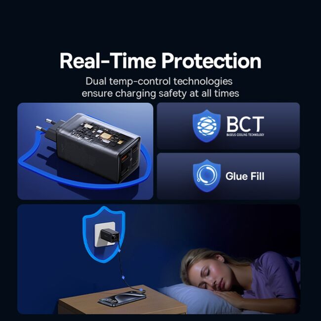 Incarcator GaN6 USB, Type-C Baseus, 100W, P10162705112-00