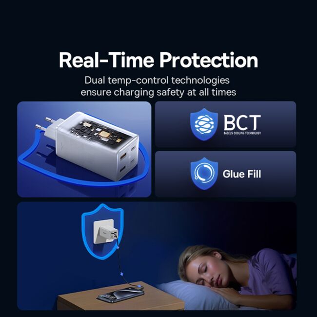 Incarcator GaN6 USB, Type-C Baseus, 100W, P10162705212-00
