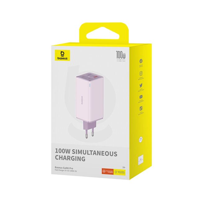 Incarcator GaN6 USB, Type-C Baseus, 100W, P10162705532-00