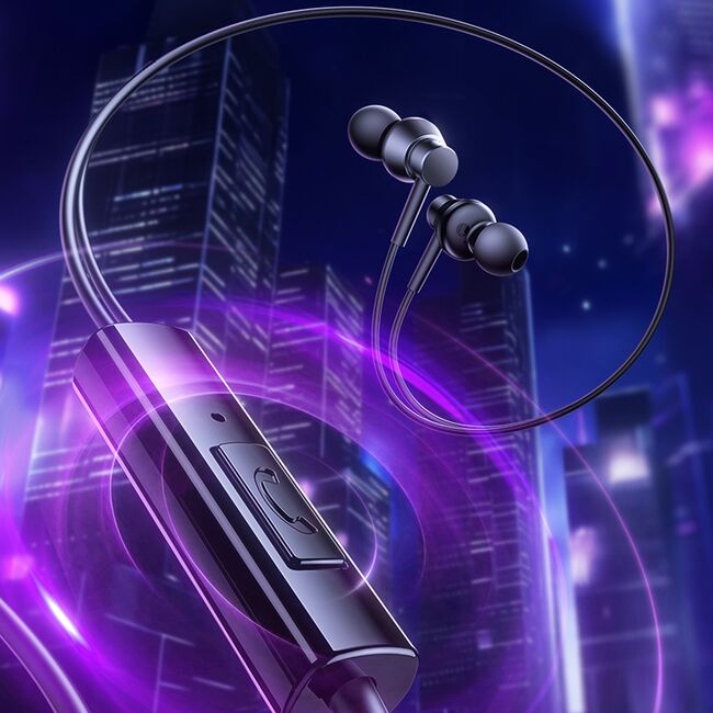 Casti audio in-ear cu fir Type-C Baseus Encok CZ11, negru