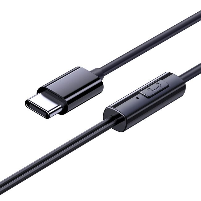 Casti audio in-ear cu fir Type-C Baseus Encok CZ11, negru